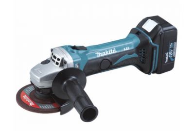 Аккумуляторная углошлифмашина MAKITA DGA 452 RFE в кейсе (DGA452RFE)