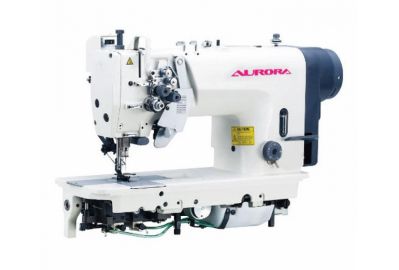 Двухигольная промышленная швейная машина Aurora A-845D-H с прямым приводом