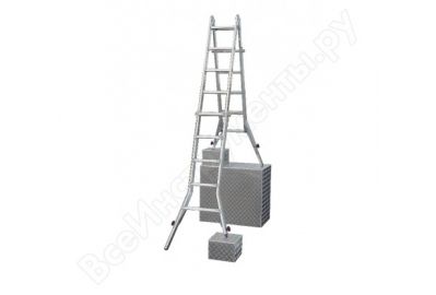 Лестница шарнирная телескопическая Krause Stabilo 4x5 ступеней (123596)