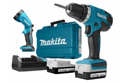Дрель-шуруповерт Makita DF347DWLE