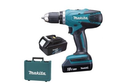 Дрель-шуруповерт Makita DF457DWE