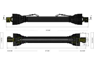Вал карданный Z6/8