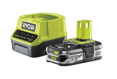 Зарядное устройство Ryobi RC18120 + аккумулятор Ryobi RB18L15