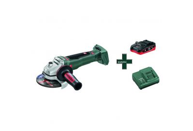 Угловая шлифмашина Metabo WB 18 LTX BL 125 Quick + 3.5 Ач LiHD + ЗУ ASC 30-36