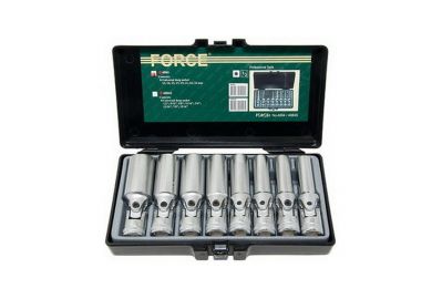Набор глубоких головок с карданом Force 4084