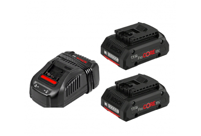 Аккумуляторный блок Bosch 2 ProCORE18V 4.0 Ач + зарядное Bosch GAL 1880 CV Professional (1600A016GF)