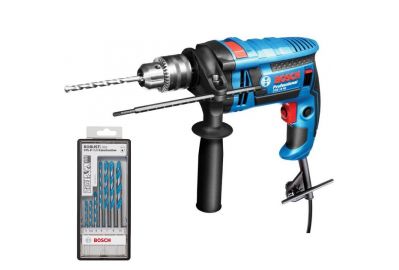 Дрель Bosch GSB 16 RE + набор сверел CYL-9 MultiConstruction (0615990L2N)