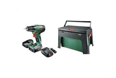 Дрель-шуруповерт Bosch PSR 1800 LI-2 + WorkBox (06039A310P)