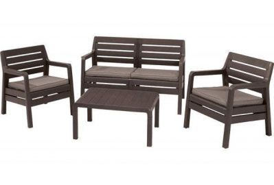 Набор мебели Keter Plastic Delano Set (коричневый) 236022