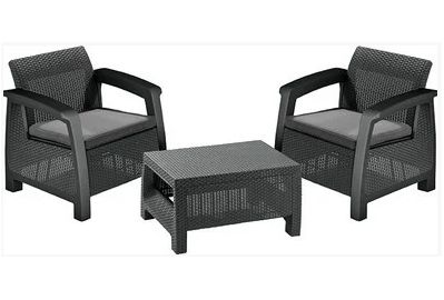 Набор мебели Keter Plastic Bahamas Weekend Set (графит) 235041