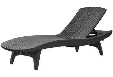 Шезлонг Keter Plastic Pacific Lounger (графит) 230674