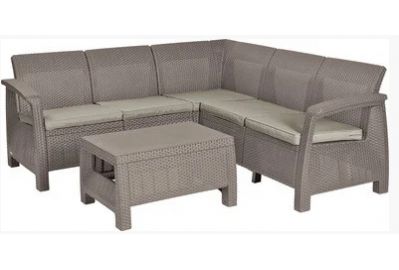 Набор мебели Keter Plastic Сorfu II Relax Set (капучино) 227845