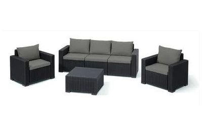 Набор мебели Keter Plastic California 3 Set (коричневый) 189443