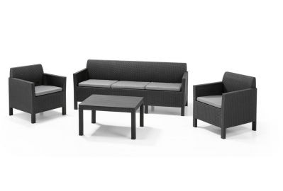 Набор мебели Keter Plastic Orlando 3 (графит) 226512