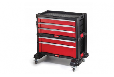 Комод для инструментов Keter Plastic Set 5 Drawer Red (220448)