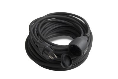 Удлинитель Electraline 01661 (20м, черный)