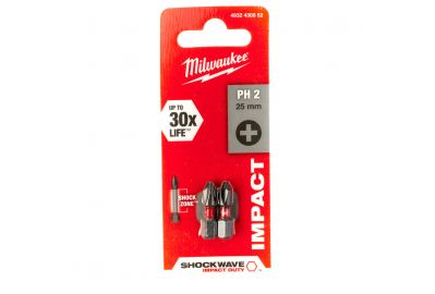 Бита ударная Milwaukee Shockwave PH2 25 мм