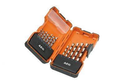 Набор сверл AEG HSS-G DIN 338 (19 шт.)