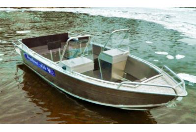 Алюминиевая лодка Wyatboat-430 DC