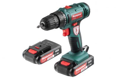 Дрель-шуруповёрт Hammer Flex ACD18BS