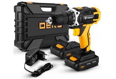 Дрель-шуруповерт аккумуляторная Deko DKCD16FU-Li SET 63