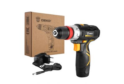 Дрель-шуруповерт Deko GCD12DU3 (removable chuck)
