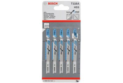 Набор пильных полотен T 118 А Basic for Metal 5 шт.