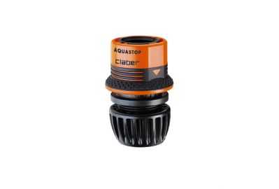 Коннектор с аквастопом Claber Ergogrip 1/2”-5/8” (блистер)