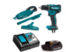 Дрель-шуруповерт аккумуляторная Makita DDF 485 ZA21 (DDF 485 Z + DC 18 RC + BL 1820 B + DCL 180 Z)