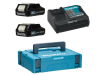 Энергокомплект Makita аккумулятор BL1016B + зарядное устройство DC10SB + кейс MakPac Makita 197652-7
