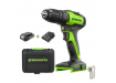 Дрель-шуруповерт аккумуляторная GreenWorks GD24DD35K2 (3704007UA)