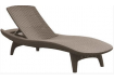 Шезлонг Keter Plastic Pacific Lounger (коричневый) 211104