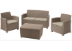 Набор мебели Keter Plastic Corona Lounge Set (капучино) 231416