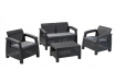 Набор мебели Keter Plastic Corfu Set (графит) 223204